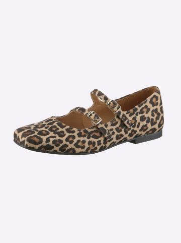 Heine Ballerina in beige-schwarz