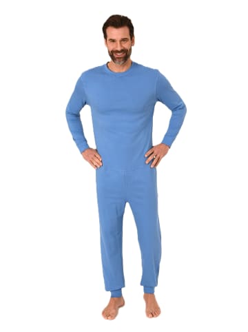 NORMANN Pflegeoverall langarm Reißverschluss Rücken - 88493 in hellblau