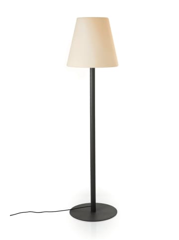 HOBERG Standleuchte dimmbar 220V schwarz/weiß 187cm hoch Weiß