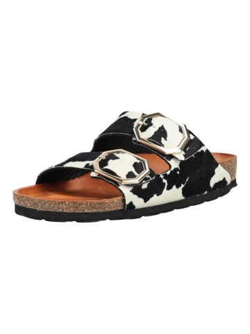 ROHDE Pantoletten in Weiß/Schwarz