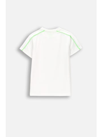 Lemon explore T-Shirt mit kurzen Ärmeln in weiß