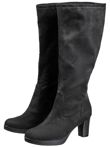 sheego Weitschaftstiefel in schwarz