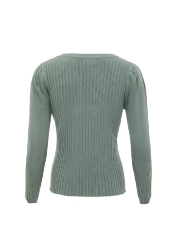 leo selection Damen Strickpullover in Grün