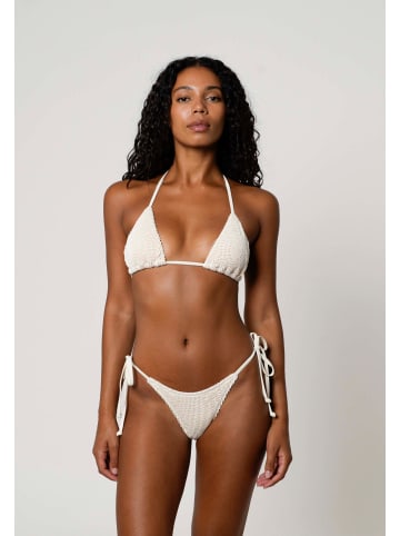 Moda Minx Bikinihose Scrunch Tie Side Bikini Bottom in Beige