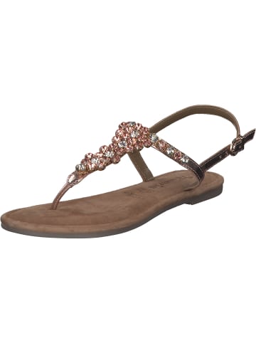 Tamaris T-Steg-Sandalen in copper