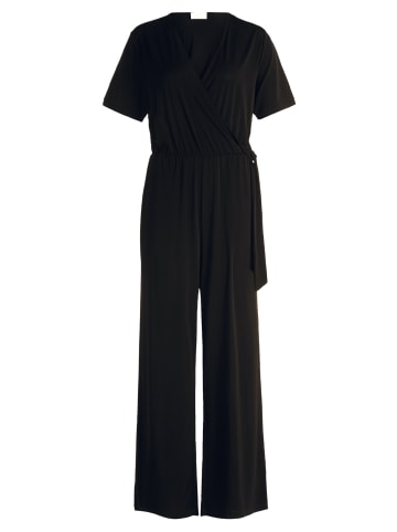CARTOON Jumpsuit mit Bindegürtel in Schwarz