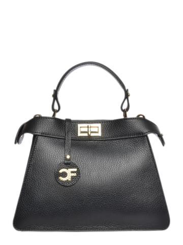 Carla Ferreri Henkeltasche in Schwarz