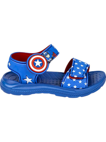 Cerda Sandalen Captain America mit Klettverschluss in Blau