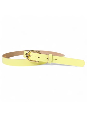 FRONHOFER Ledergürtel in Lemon