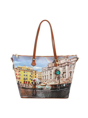 Y Not? Yesbag Shopper Tasche 44.5 cm in rainbow rome