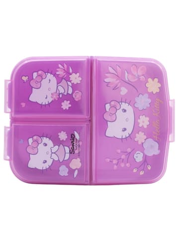 COFI 1453 Hello Kitty Kinder Brotdose – Lunchbox mit 3 Fächern & tollem Design in Pink