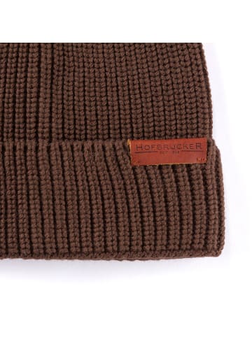 Hofbrucker Beanie in schoko