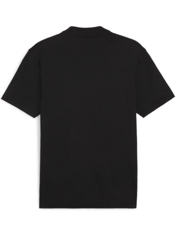 Puma Polo "TeamFinal CasuaLongsleeve Polo" in Schwarz