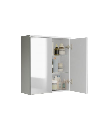 VCM  Spiegelschrank Bad Spiegel Nilari in Weiß