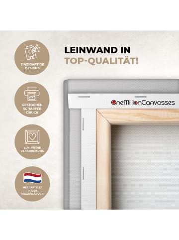 OnlyWow Leinwand Bilder Schottisches Hochlandrind