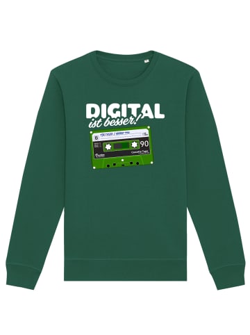 wat? Apparel Sweatshirt Digital ist besser in Bottle Green