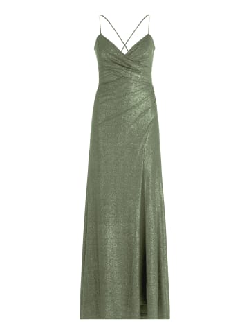 Vera Mont Abendkleid im Glitzer-Look in Green/Green