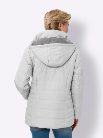 Sieh an! Steppjacke in hellgrau