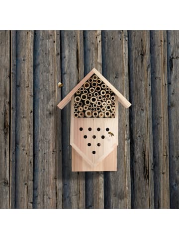 relaxdays Insektenhotel in Natur - (B)19 x (H)27 x (T)12,5 cm