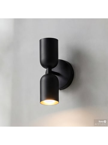 home24 Akku-Wandleuchte NIMI in Schwarz