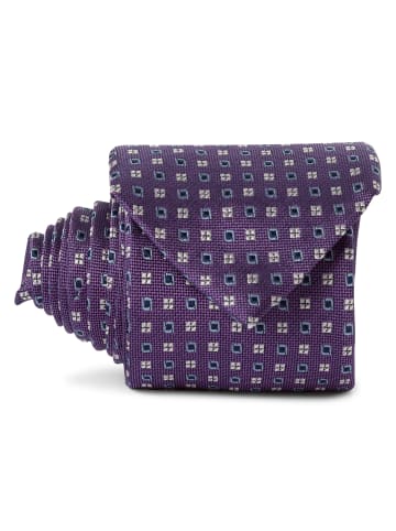 Andrew James Seidenkrawatte in lila - 0002