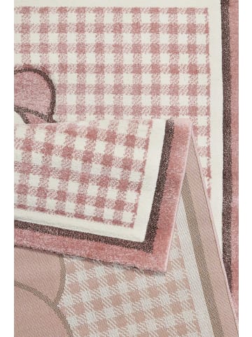 Esprit home Teppich "Henry" in Rosa/Beige