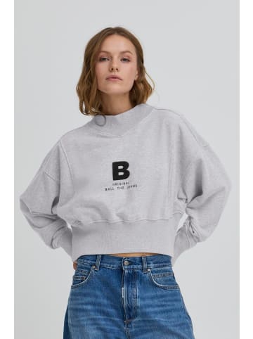 BALL Sweatshirt BAALBERTA Relaxed fit in MEDIUM GRAY MELANGE