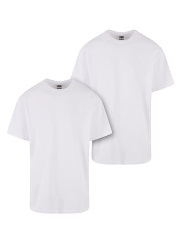 Urban Classics T-Shirts in white+white