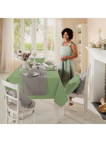 REDBEST Baumwolle Mitteldecke Tulsa in pistazie