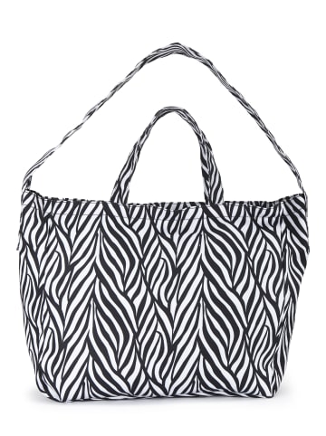 French Connection Shopper in schwarz-weiß