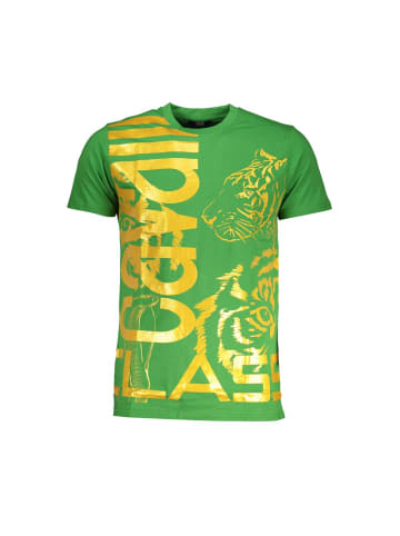 cavalli CLASS Grün Baumwolle Herren T-Shirt