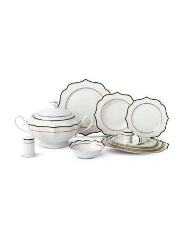 Schäfer Erhabene Eleganz: Unser königliches Knochenporzellan-Dinner-Set in Weiß