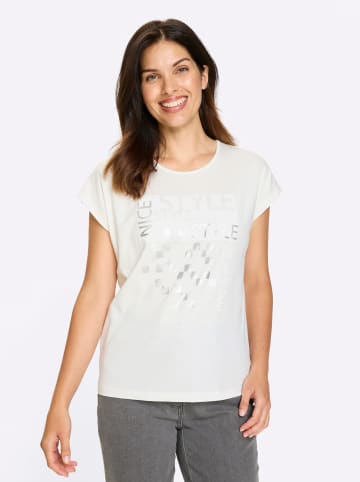 Sieh an! Kurzarm-Shirt in ecru