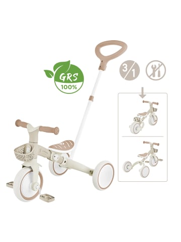 GLOBBER Kinder- Laufrad  LEARNING BIKE 3-in-1 in beige