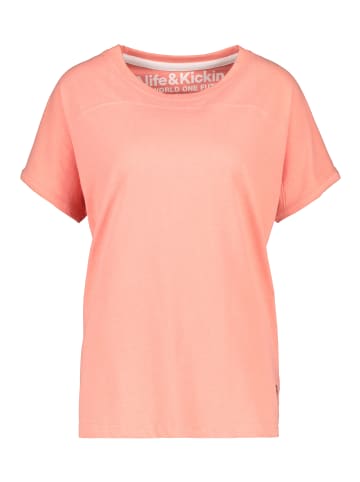 alife and kickin Shirt, Blusenshirt, T-Shirt DiniAK in peach