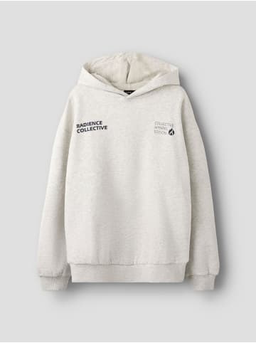 name it Hoodie in Light Grey Melange