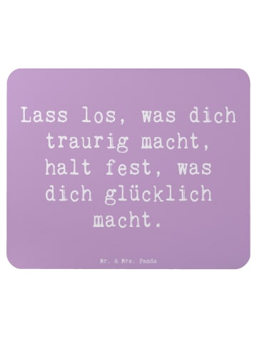 Mr. & Mrs. Panda Mouse Pad Spruch Verluste betrauern und loslass... in Lavendeltraum