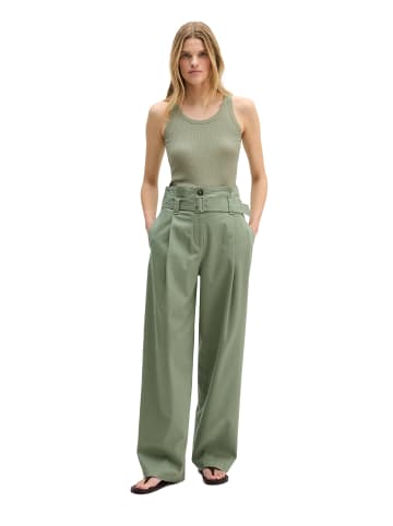 Marc O'Polo Paperbag-Pants straight in Fresh Sage