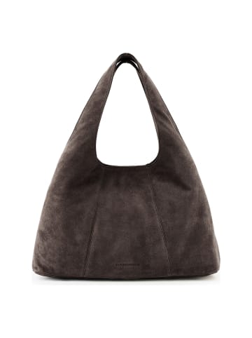 Les Visionnaires Paz Essential Schultertasche Leder 46 cm dark brown 1