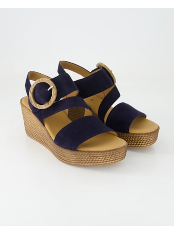 Gabor Plateau Sandalen in Blau