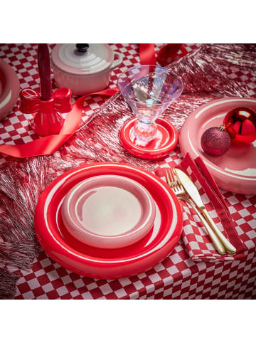 Butlers Butlers Dinnerteller GROOVE 2er-Set in Rosa