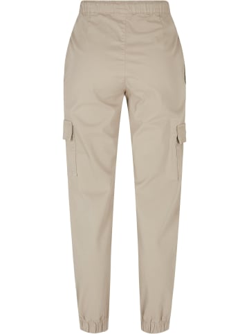 Urban Classics Urban Classics Damen Ladies High Waist Cargo Comfort Jogging Pants in softseagrass