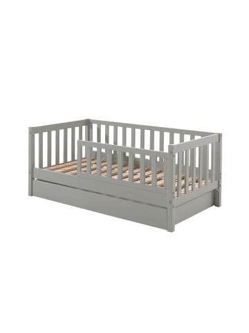 58 aufm Kessel JUNIORBETT Karie 148x60x76 aus Massivholz+MDF in Grau