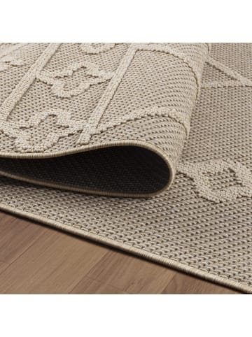 KADIMA DESIGN Teppich Outdoor Waschbar Berber IMST Strapazierfähig OEKO-TEX in Beige