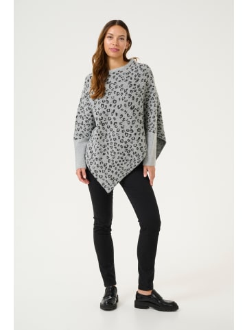 Kaffe Poncho KAmolly Oversize fit in Grey Melange