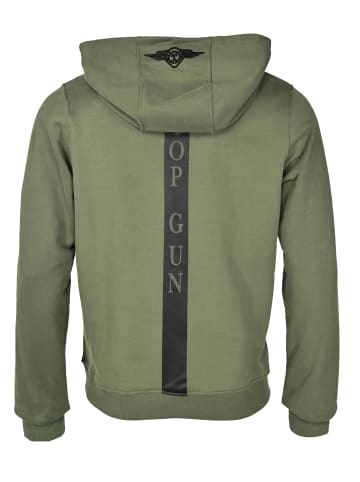 TOP GUN Hoodie TG20213015 in olive