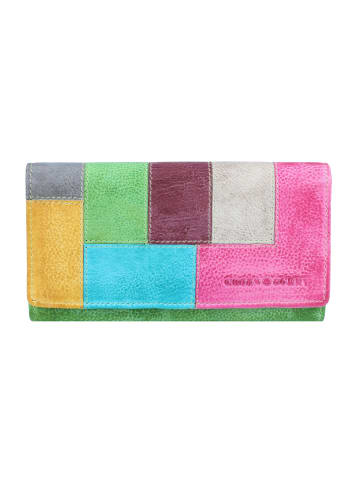 Greenburry Candy-Shop Geldbörse Leder 18 cm in rorest-multi