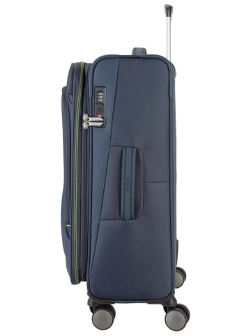 American Tourister Trolley Wanderlite Spinner M Exp in Dark Navy