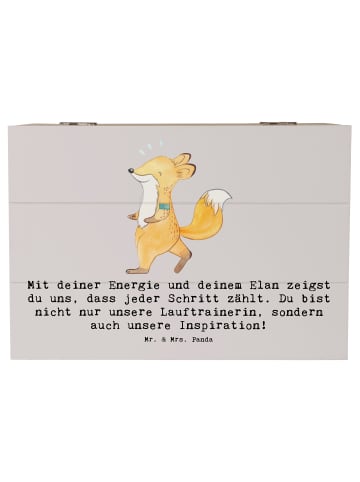 Mr. & Mrs. Panda Aufbewahrungsbox Lauftrainerin Inspiration mit ... in Grau Pastell