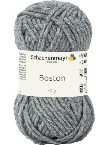 Schachenmayr since 1822 Handstrickgarne Boston, 50g in Mittelgrau Meliert